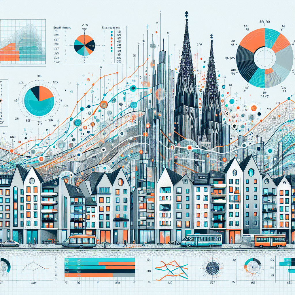 Mietspiegelentwicklung in Köln Kalk vs. andere Stadtteile.